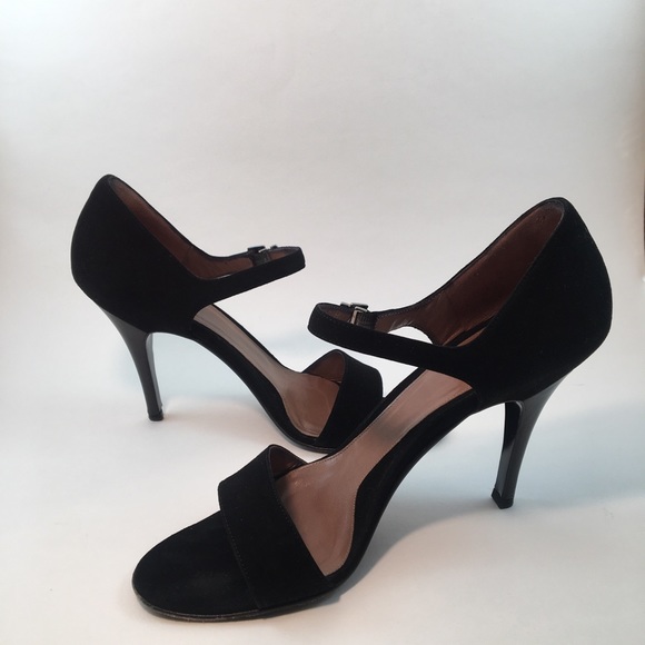 Gucci Suede Heeled Sandals Size 8 - Picture 4 of 16